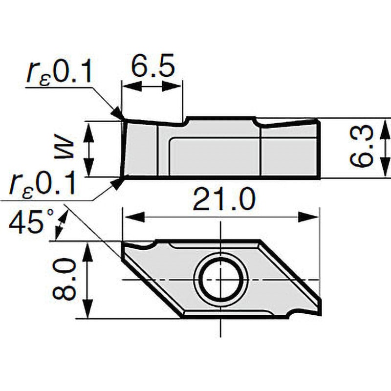 チップ AC530U GCMN6004-ML 1箱 5個入 住友電工 GCMN6004MLAC530U (67-0052-46) チップ AC530U GCMN6004-GL 1箱 5個入 住友電工 GCMN6004GLAC530U (67