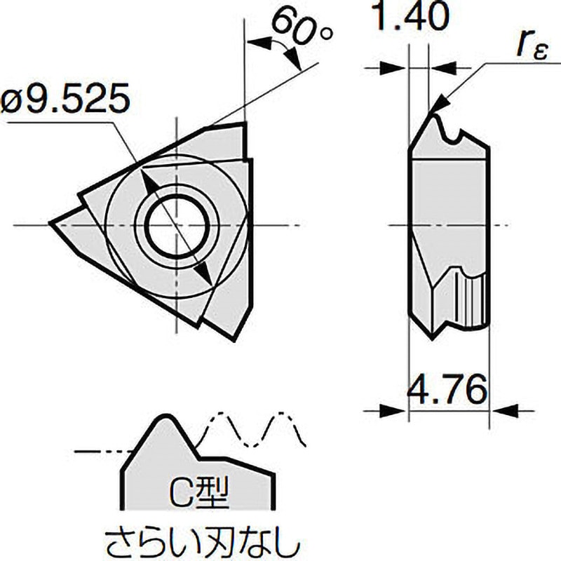 NER0815 T1500A チップ NER 1箱(10個) 住友電工ハードメタル 【通販