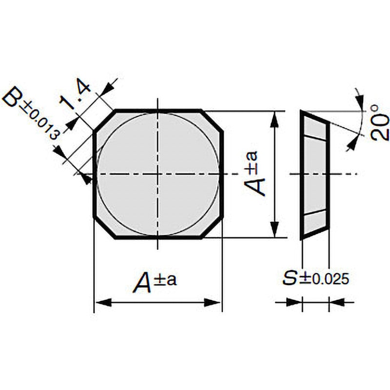 SEEN42MT ACP300 チップ SEEN 住友電工ハードメタル 逃げ角20度
