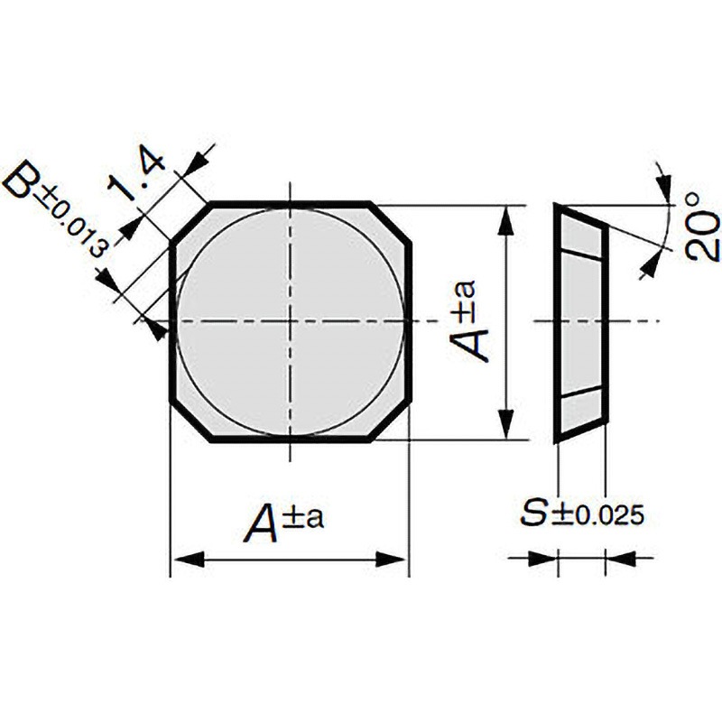 SEKN53M ACK200 チップ SEKN 住友電工ハードメタル 逃げ角20度