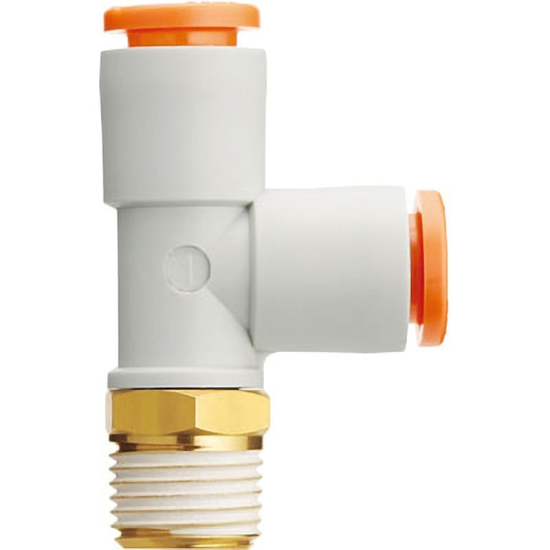 KQ2Y07-02NS サービスチーズユニオン KQ2Y (シール剤付) インチサイズ SMC ねじの種類RRc 管接続口径1/4 1袋(10個)