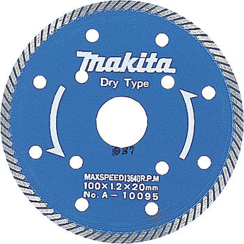 A-10095 ダイヤ スーパースリム マキタ 硬質タイル用 外径100mm内径20mm  A-10095