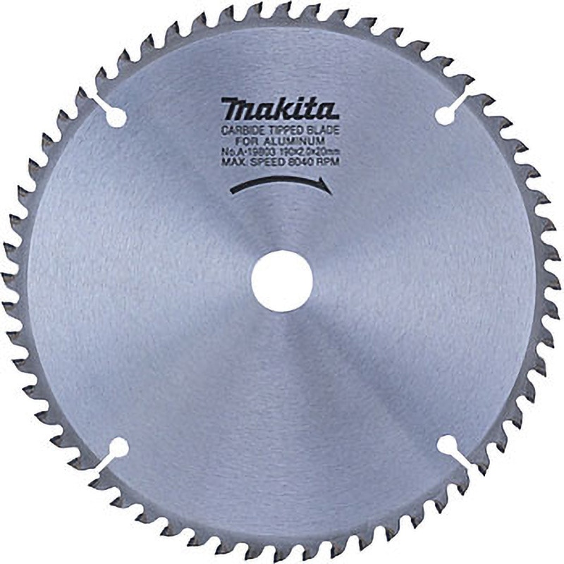 A-19803 アルミ用チップソー190 マキタ 刃数60P 内径20mm A-19803