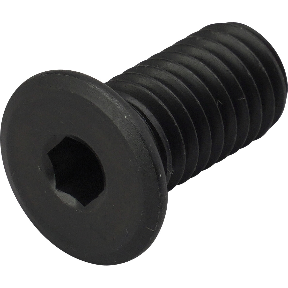 M8×16 極低頭六角穴付ボルト(SCM435/黒色酸化皮膜)全ねじ ボサード