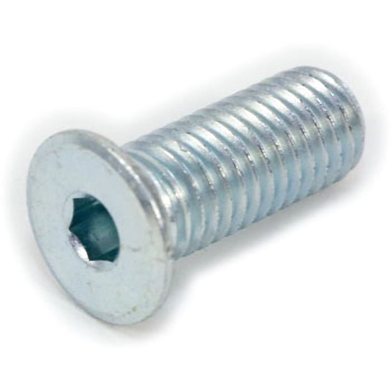 M10×25 極低頭六角穴付ボルト(SCM435/三価ユニクロメッキ)全ねじ