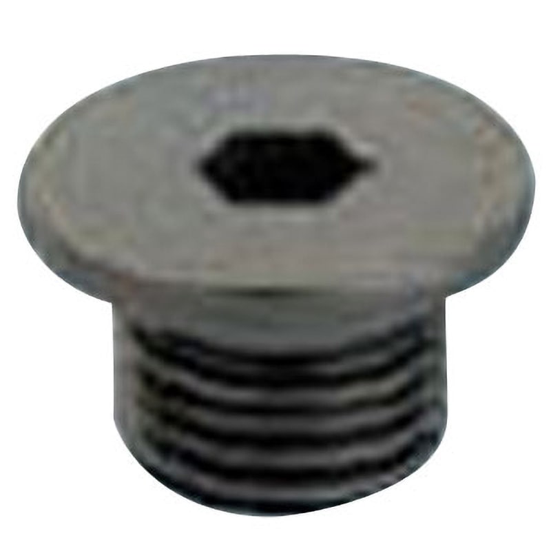 GPF1/4 六角穴付平行ねじプラグ つば付 (S45C/黒染め) 互省 GPF1/4 六角穴付平行ねじプラグ つば付 (S45C/黒染め) 互省