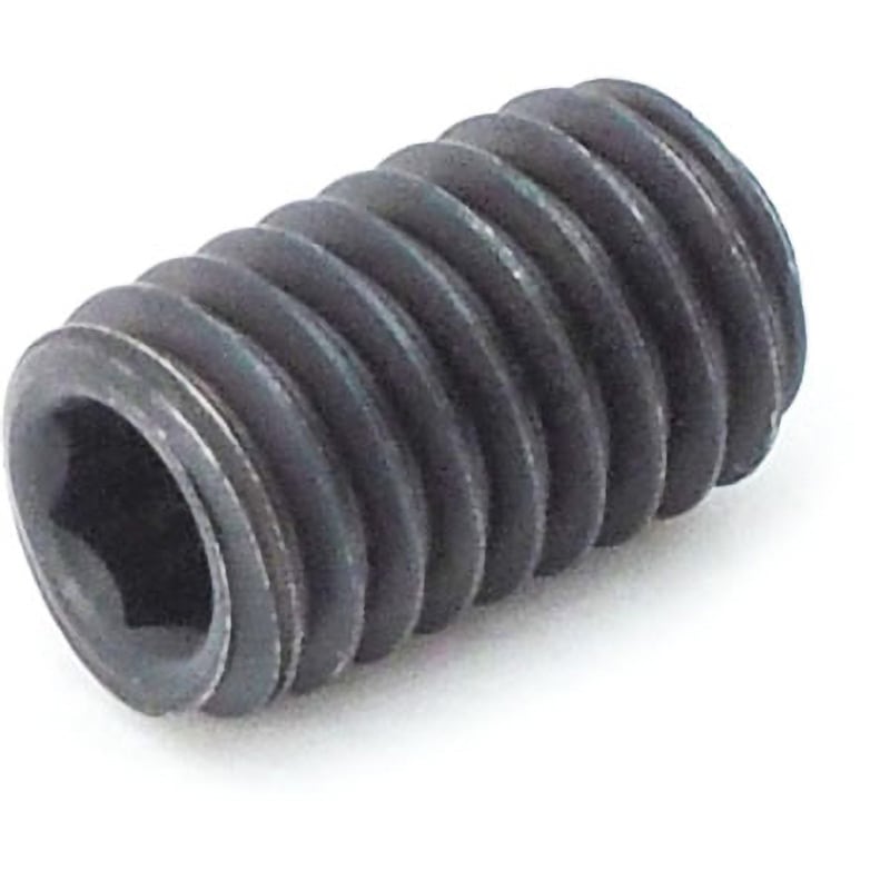 6×10 六角穴付止めねじ ダブルポイント (鉄/黒染め)(パック品) 大阪魂