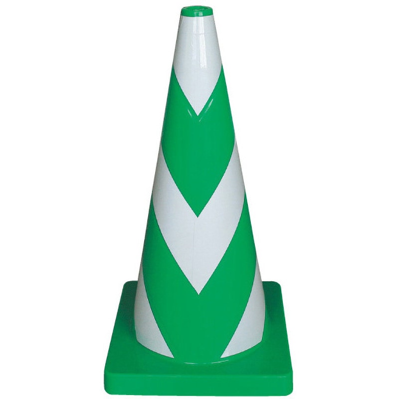 KEY-794BW-5 Wコーン(重量コーン) 緑白 3.0KG 安全興業 スタンダード