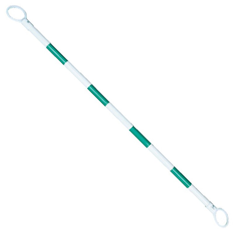 CB3415GWD-10 大リング付コーンバー 1.5m 緑白 大リング 1セット(10本) 安全興業 【通販モノタロウ】