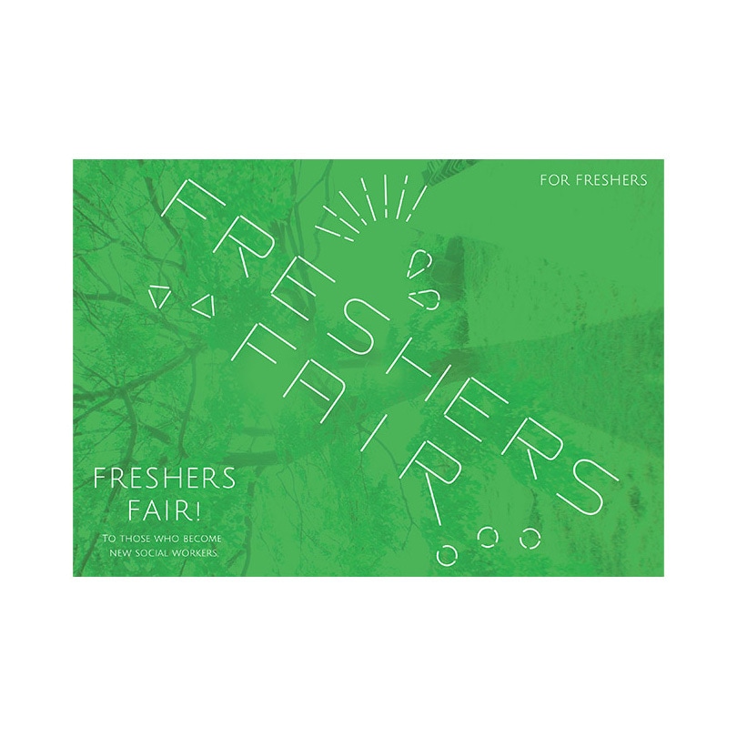 C-1-m-00009 フレッシュグリーン フレッシャーズフェア ポップ・ポスター おしゃれEXPO サイズB0幅1456mm長さ1030mm  C-1-m-00009