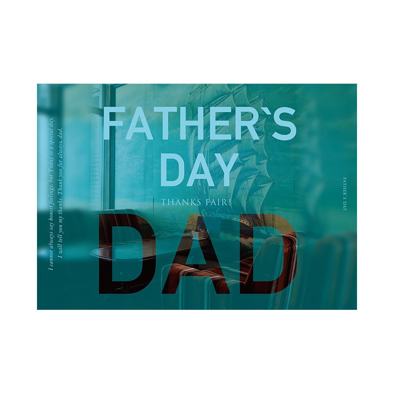 C-1-p-00011 ヴィンテージ Father's day ポップ・ポスター おしゃれEXPO サイズB0幅1456mm長さ1030mm  C-1-p-00011