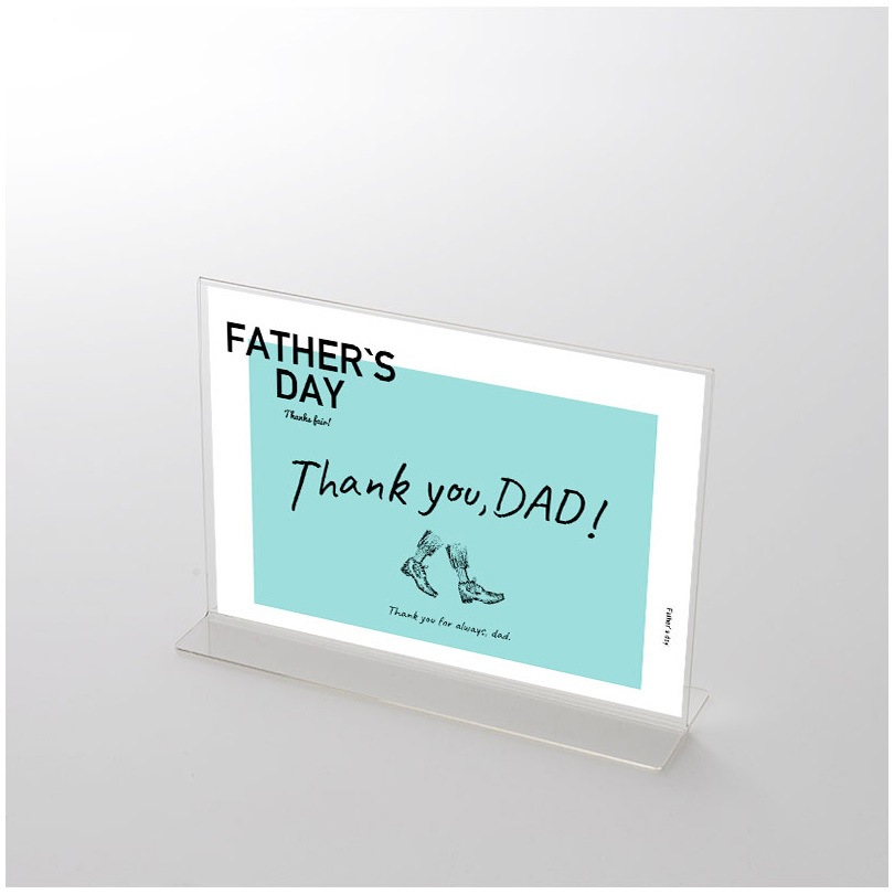 C-1-p-00012 Thank you Dad! 父の日メッセージポップ・ポスター