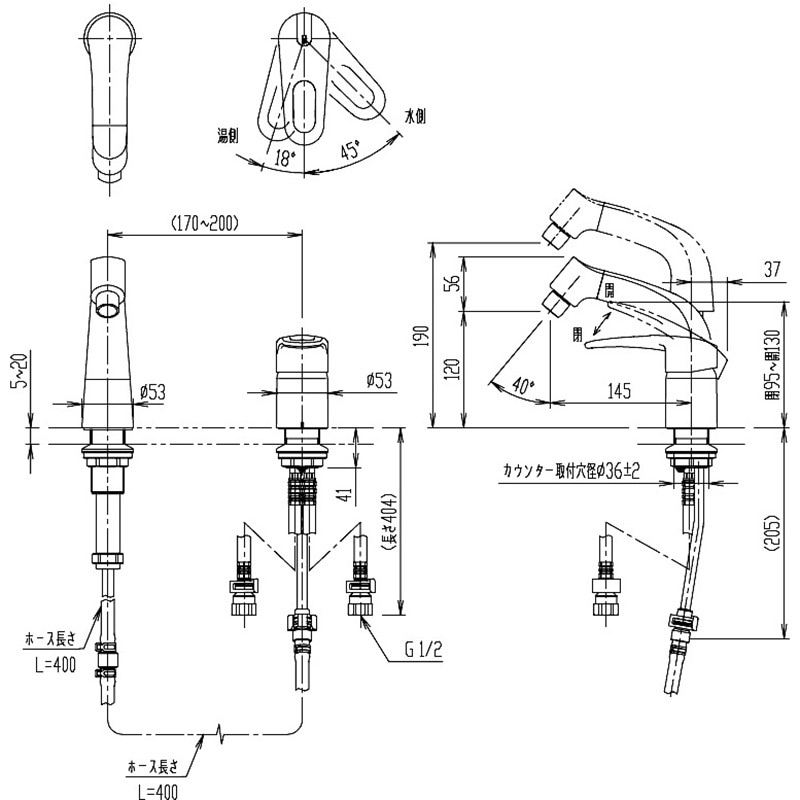 LF-HX360SRHK/BW1 リクシル INAX 洗面器・手洗器 台付 マルチ LF-HX360SRHK/BW1 リクシル INAX 洗面器・手洗器 台付 マルチ