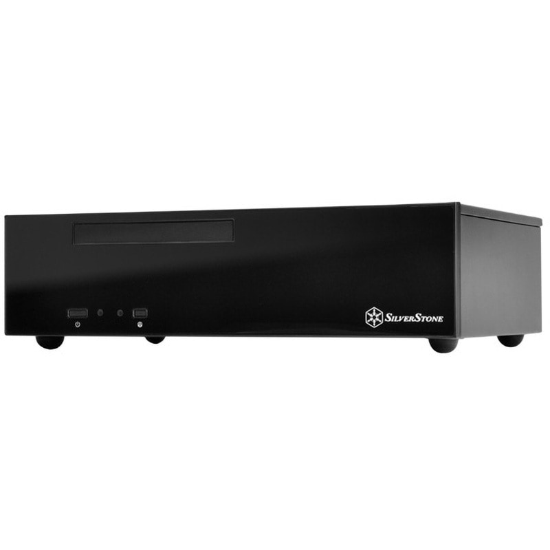 SST-ML09B PCケース(スリム型ITX) SILVER STONE(シルバーストーン) ブラック色