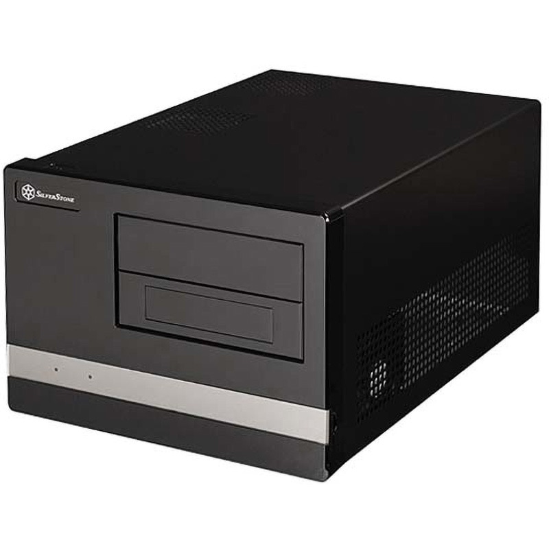 SST-SG02B-F-USB3.0 PCケース(キューブ型) SILVER STONE(シルバーストーン) ブラック色 対応マザーボードMicroATX 10,066円