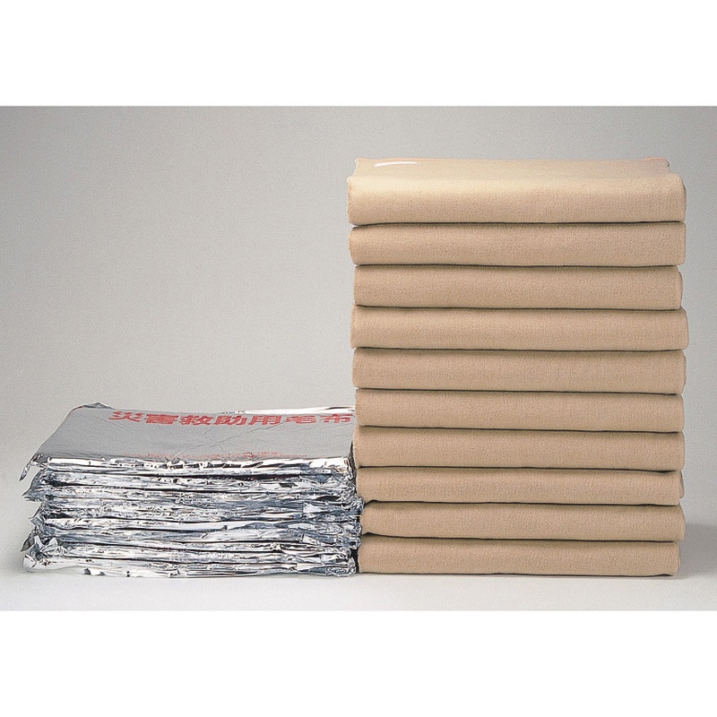 1.6kg パック毛布 難燃アクリル・織毛布 グラップラー 寸法140×200cm 1箱(10枚)