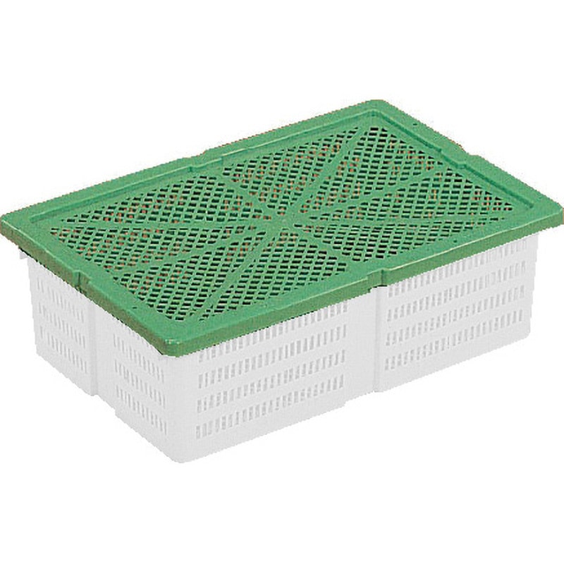 プラスチック製野菜カゴ手付き(サンコー) 野菜篭 フタ サンコー(三甲) カゴ 【通販モノタロウ】