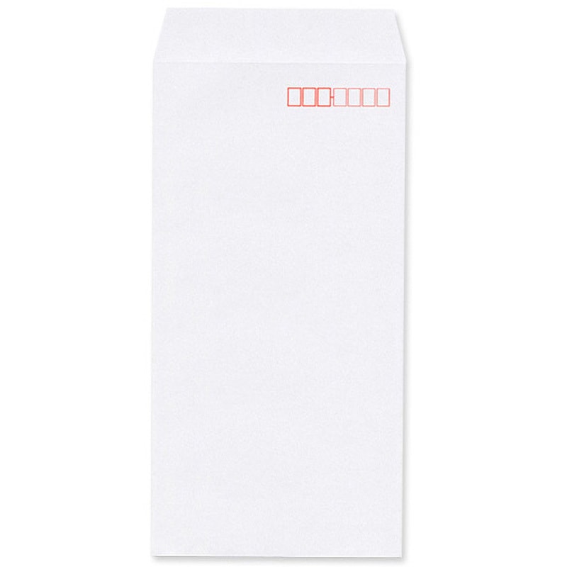 NX0392 透けないコーティング封筒 ケント(〒枠あり・ヨコ貼) ハート(封筒) A4横3つ折タイプ 白色  1箱(1000枚) NX0392