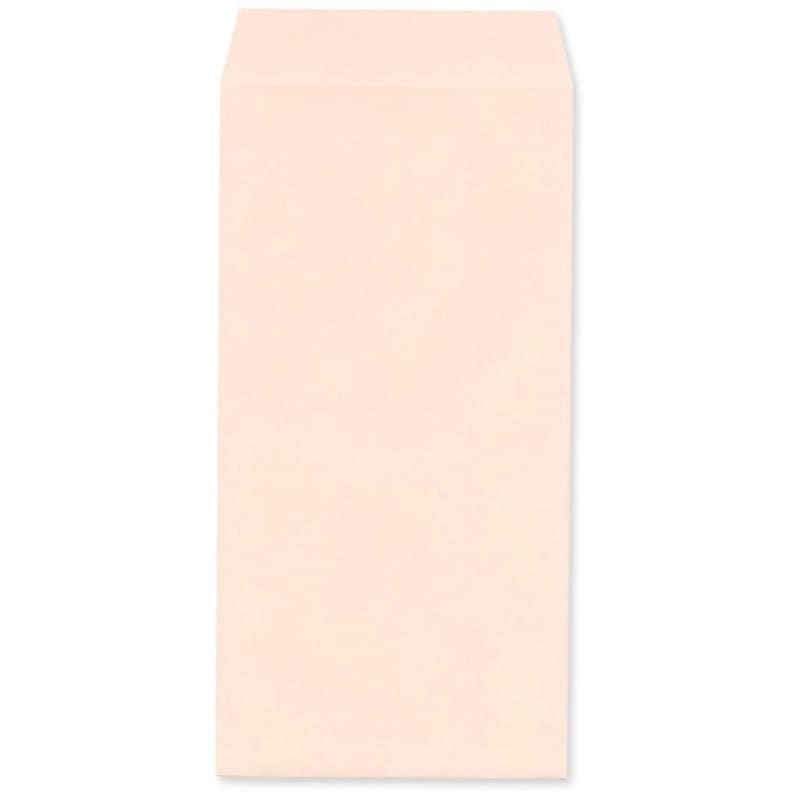 NR1382 透けないコーティング封筒 パステル(〒枠なし・ヨコ貼) ハート(封筒) A4横3つ折タイプ ピンク色  1箱(1000枚) NR1382