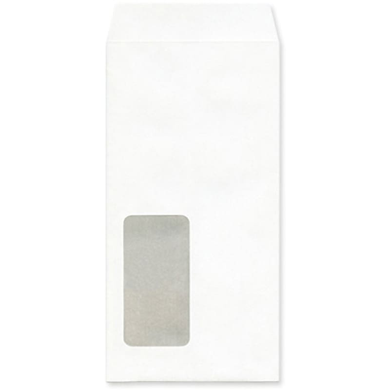 MF1180 透けないコーティング封筒 パステル(セロ窓1号・〒枠なし・センター貼) ハート(封筒) ホワイト色 A4横3つ折タイプ  1箱(1000枚) MF1180 8,398円