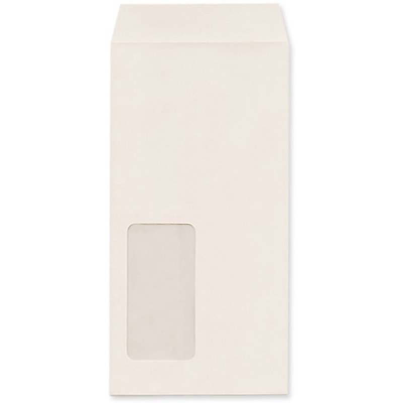 MF1186 透けないコーティング封筒 パステル(セロ窓1号・〒枠なし・センター貼) ハート(封筒) グレー色 A4横3つ折タイプ  1箱(1000枚) MF1186