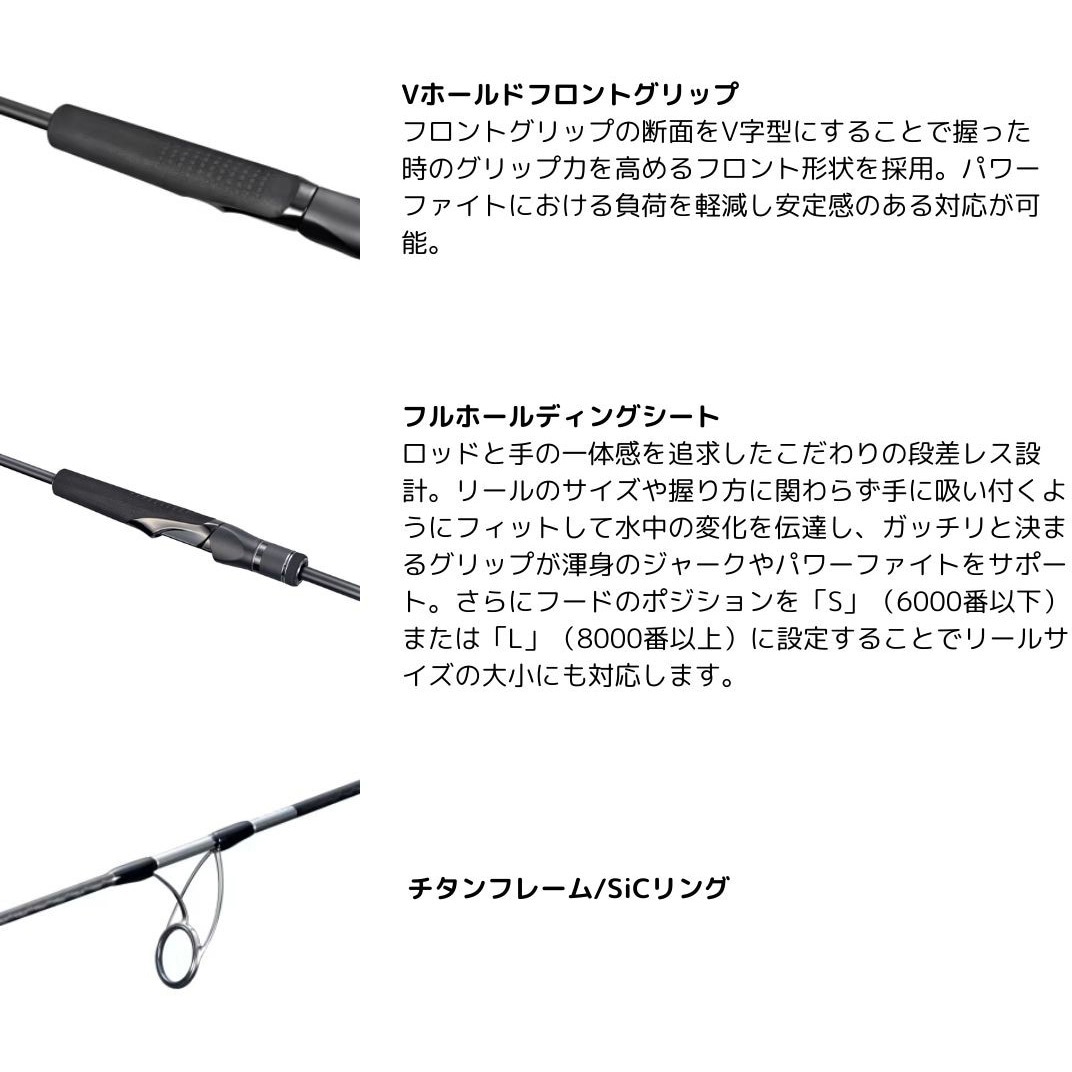 S66-4(24年追加モデル) オシアジガークイックジャーク SHIMANO