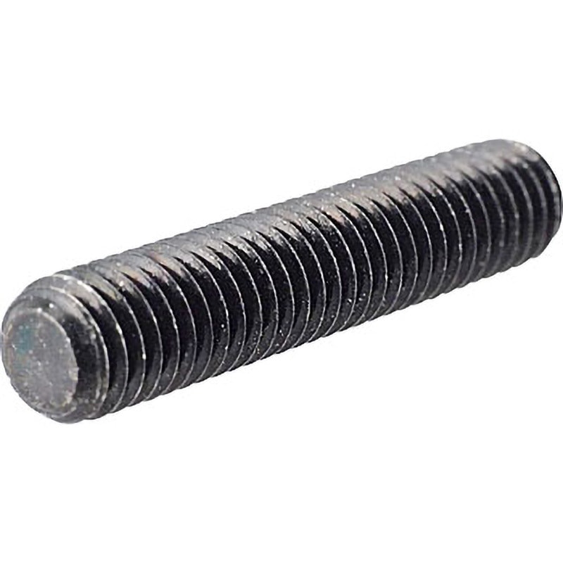 M2.5×2.5 六角穴付止めねじ(ホーローセット) 平先(鉄/3価ブラック