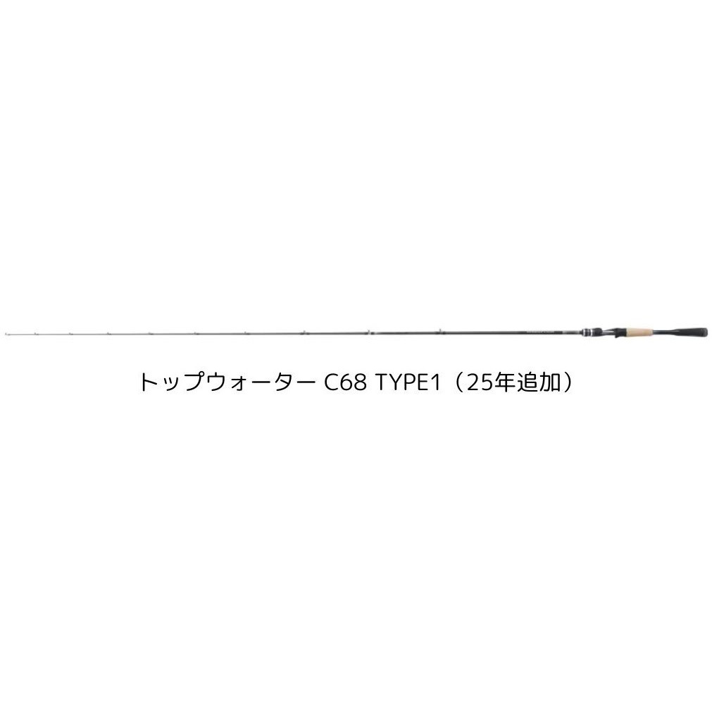 トップウォーター C68 TYPE1(25年追加) 23 ディスラプション SHIMANO