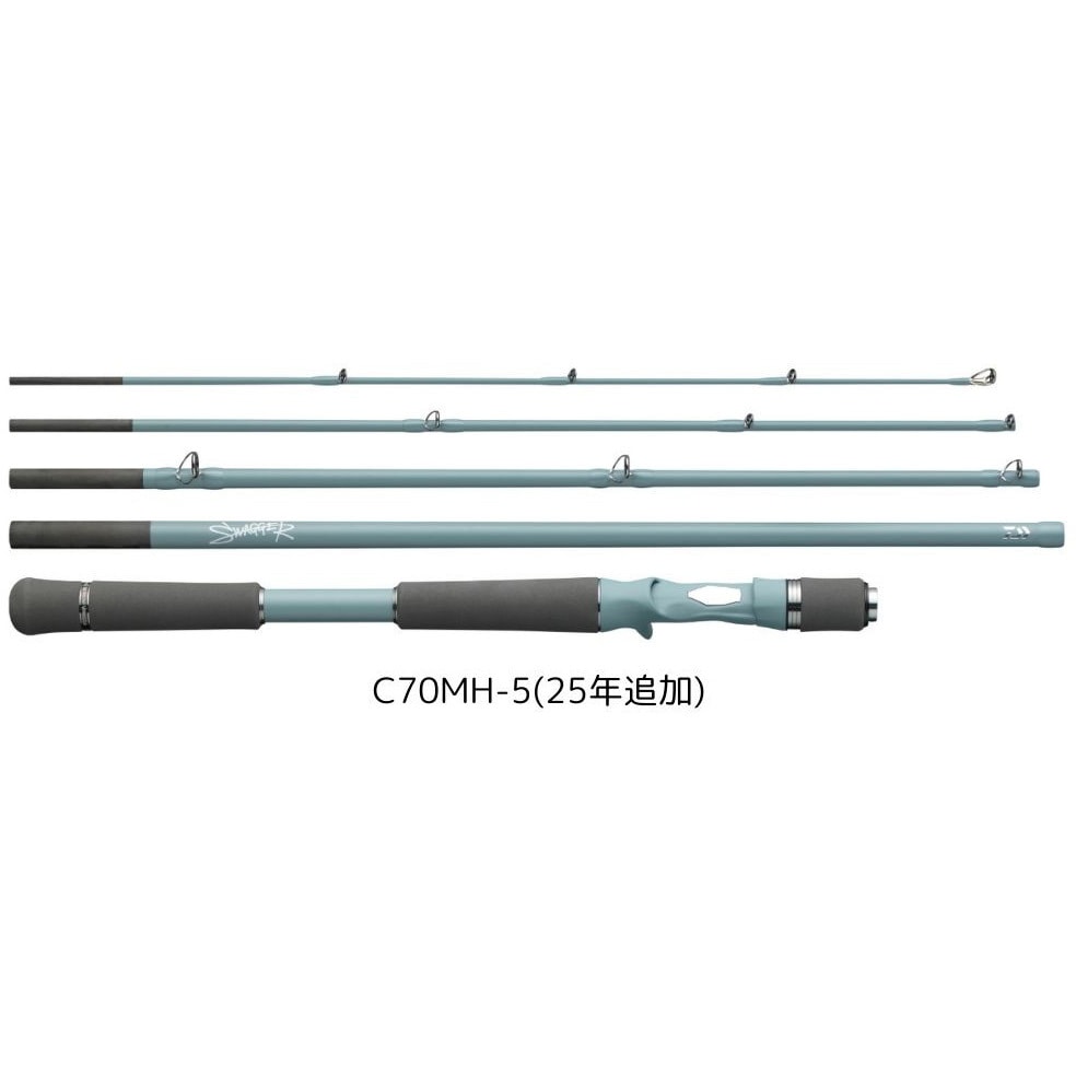 C70MH-5(25年追加) SWAGGER DAIWA(ダイワ) 継数5本 全長2.13m仕舞50cm