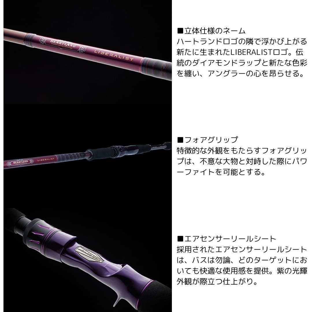 863ML+RS-25 (25年追加) ハートランド リベラリスト DAIWA(ダイワ
