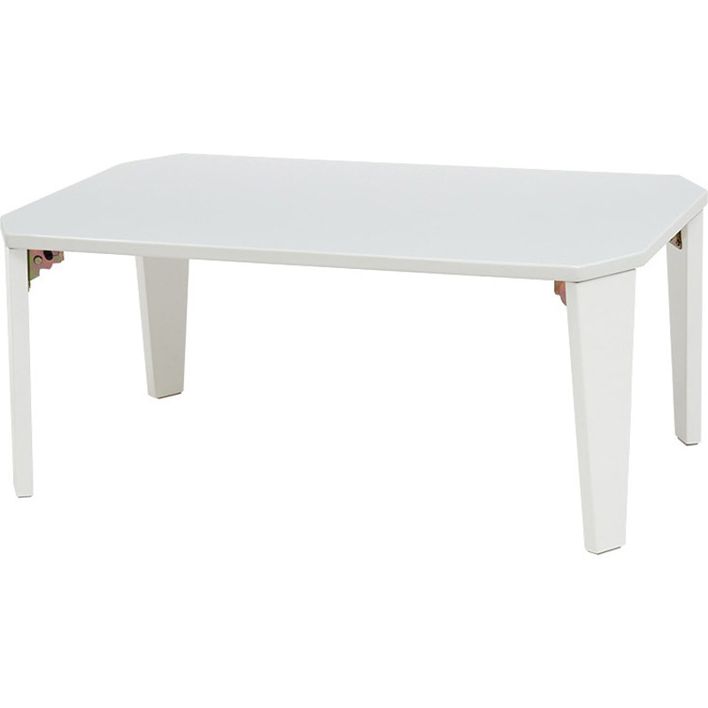 クルール7550CW 6色から選べる 折りたたみ テーブル 75×50cmクルール 萩原 クリアホワイト色  1台(1台)