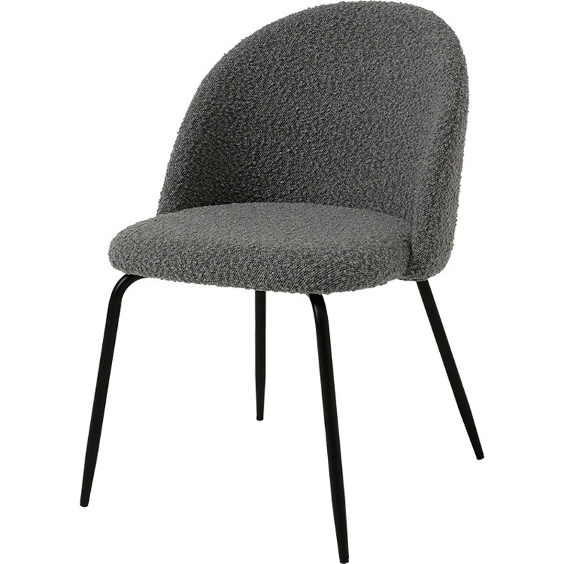 MC-8646DGY-2 ブークレ ダイニングチェア 選べる4タイプ 2脚セット 1セット(2台) 萩原 【通販モノタロウ】