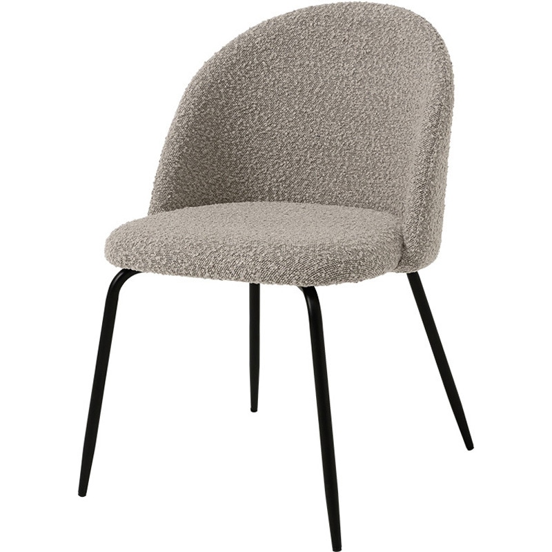 MC-8646GY-2 ブークレ ダイニングチェア 選べる4タイプ 2脚セット 1セット(2台) 萩原 【通販モノタロウ】