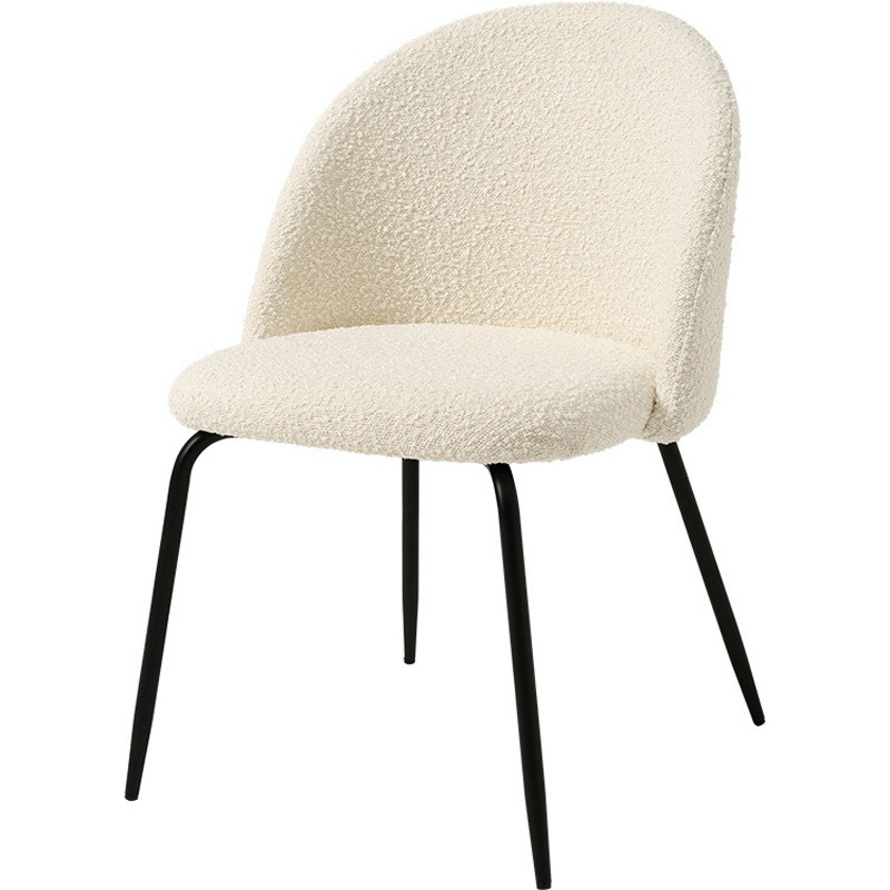 MC-8646WH-2 ブークレ ダイニングチェア 選べる4タイプ 2脚セット 1セット(2台) 萩原 【通販モノタロウ】