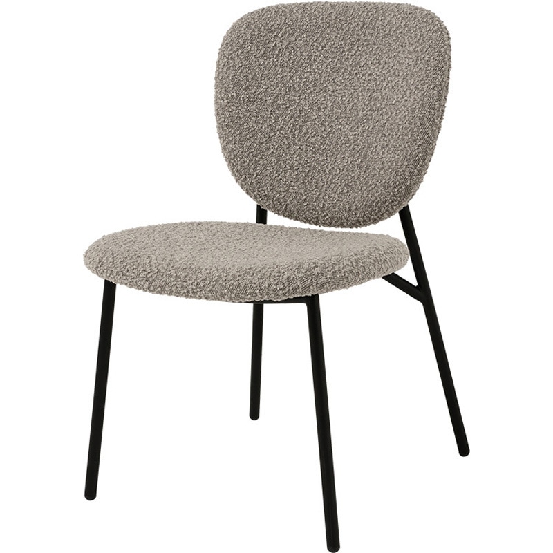 MC-8648GY-2 ブークレ ダイニングチェア 選べる4タイプ 2脚セット 1セット(2台) 萩原 【通販モノタロウ】