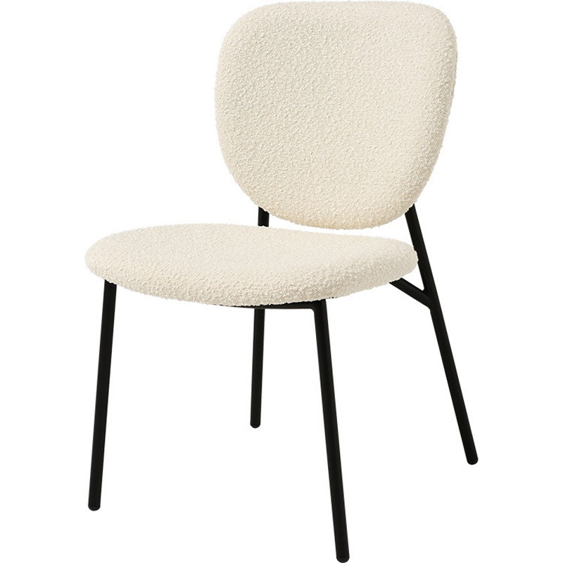 MC-8648WH-2 ブークレ ダイニングチェア 選べる4タイプ 2脚セット 1セット(2台) 萩原 【通販モノタロウ】