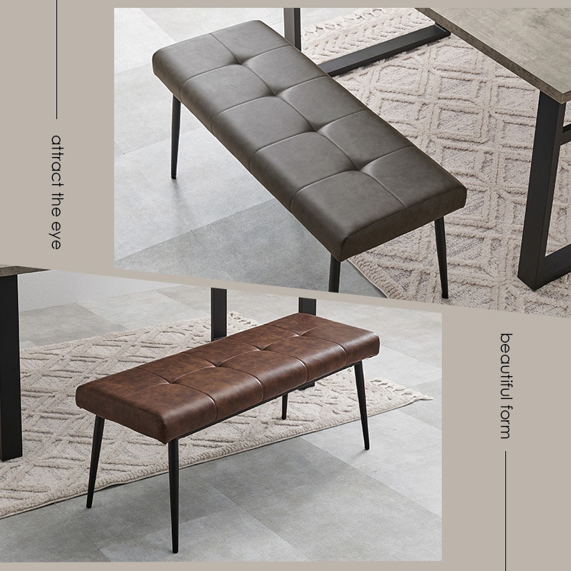 MV-8652DBR ダイニングベンチ 幅100cm 萩原 ダークブラウン色 1台(1台