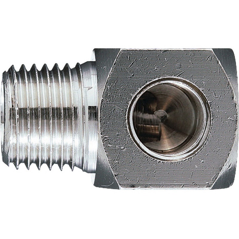 N-521 ニップル PTエルボ 違径 BeHAUS ねじ径R1/4×Rc1/8 N-521