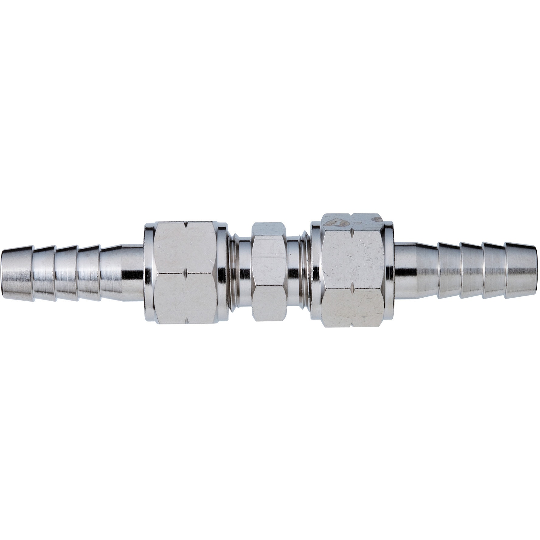 H-226 ホース継手 中間ニップル付 同径 BeHAUS ねじ径G1/4 H-226