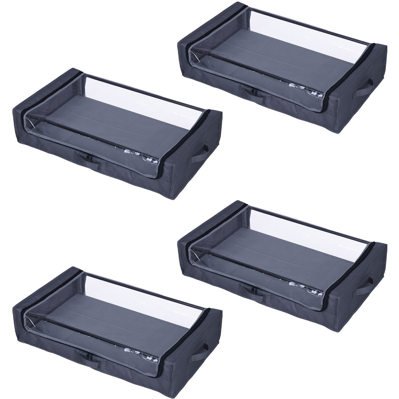 TSBC-05×4pcs ベッド下収納カート AIS (エイ・アイ・エス) 高さ180mm幅440mm奥行740mm 1セット 10,345円