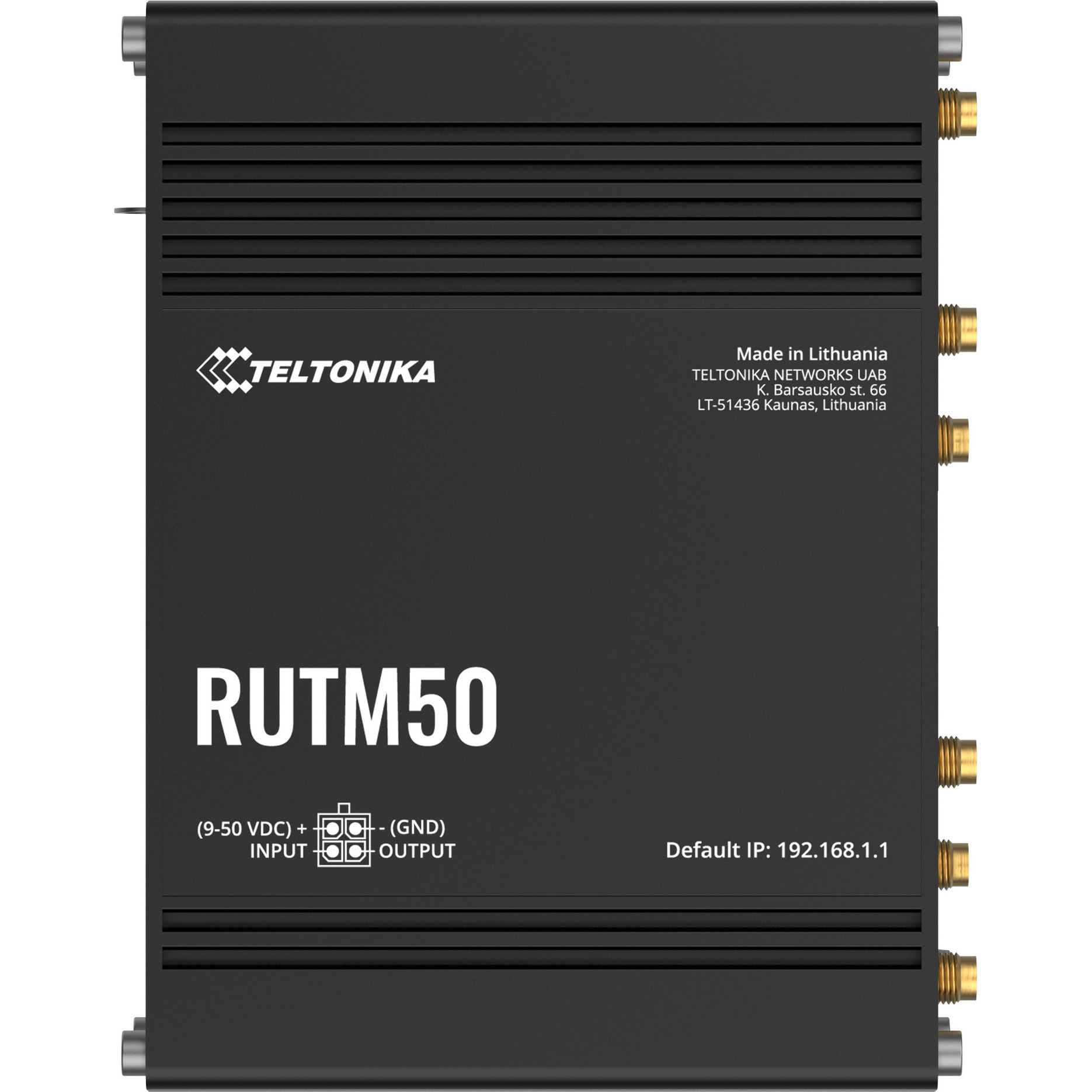 RUTM5020B500 RUTM50 産業向け5GデュアルSIM セルラールーター 技適認証 1台 テルトニカ・ネットワークス 【通販モノタロウ】