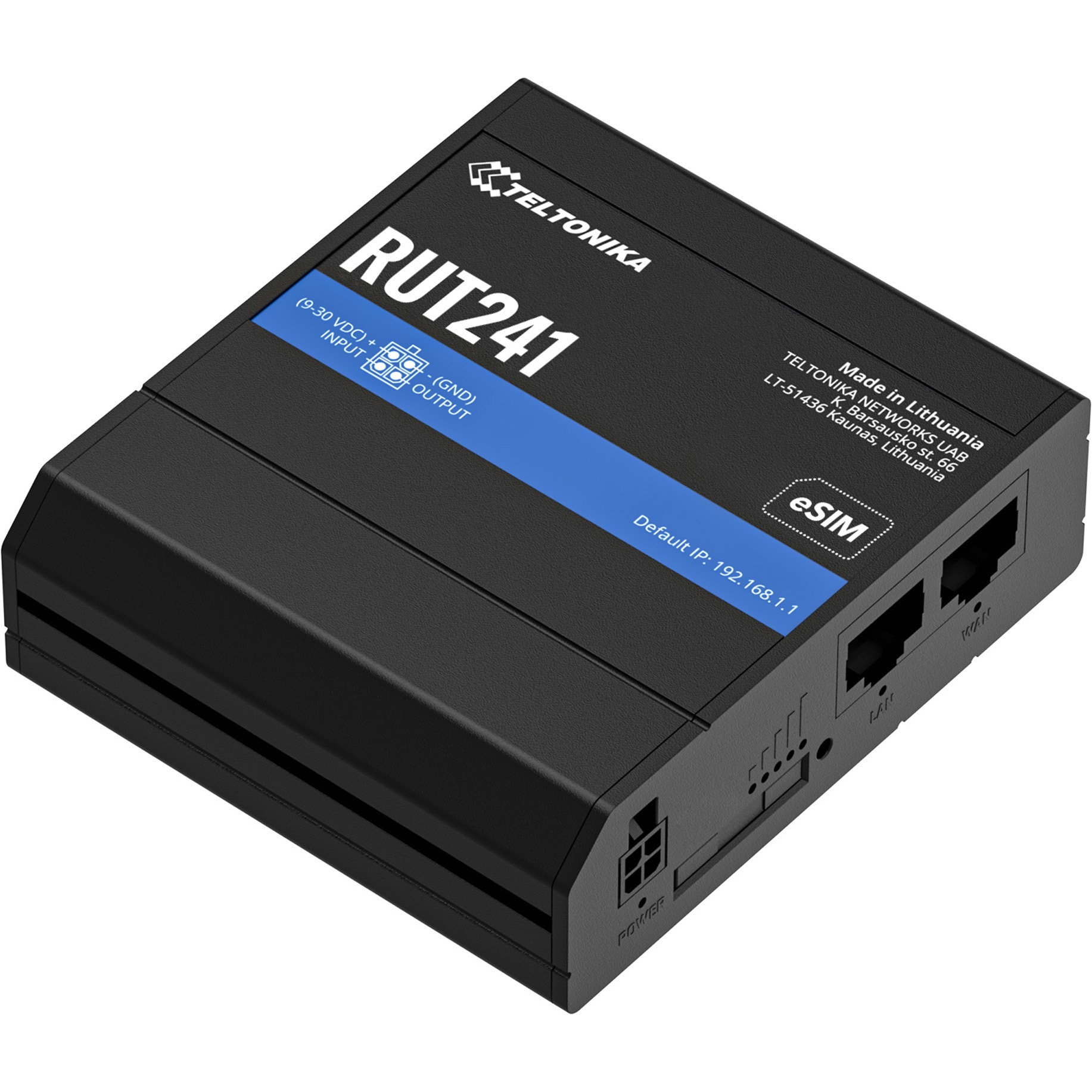 テルトニカ・ネットワークス RUT241 産業向けセルラールーター テルトニカ・ネットワークス RUT241 産業向けセルラールーター 日本