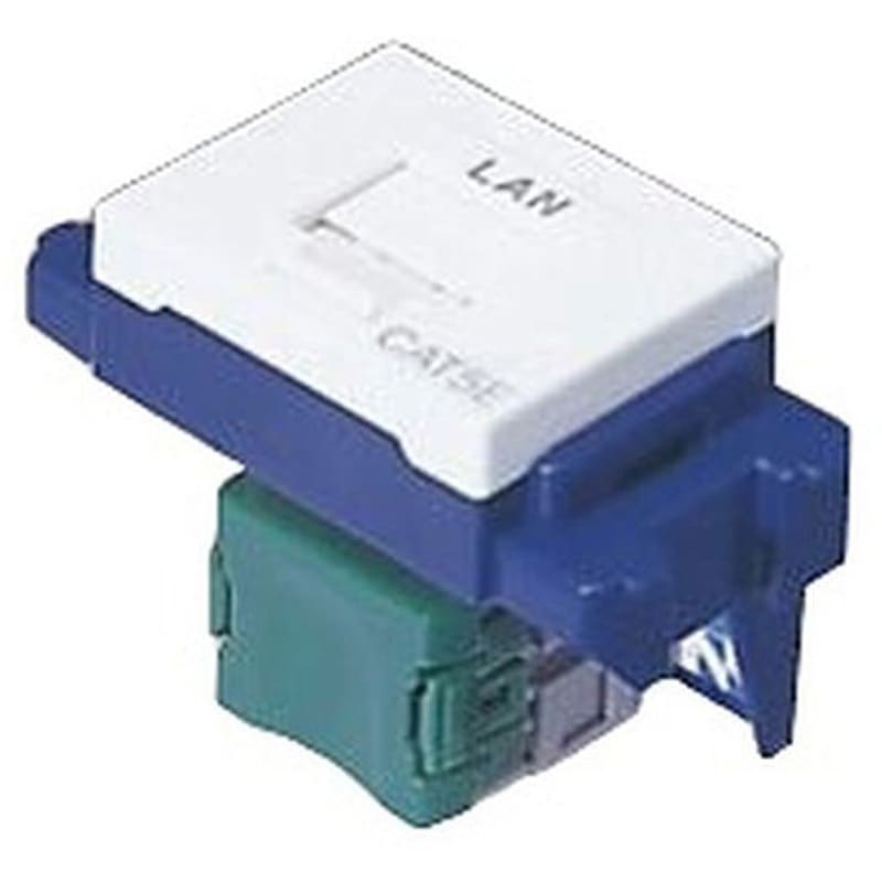 NR3160W ぐっとすシリーズ 情報モジュラジャック 埋込型 CAT5 ホワイト Panasonic(パナソニック) 極数8極8心