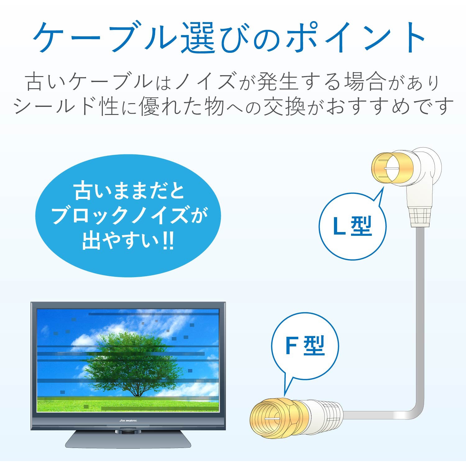Amazon | DXアンテナ アンテナケーブル 【2K 4K 8K 対応】 3m