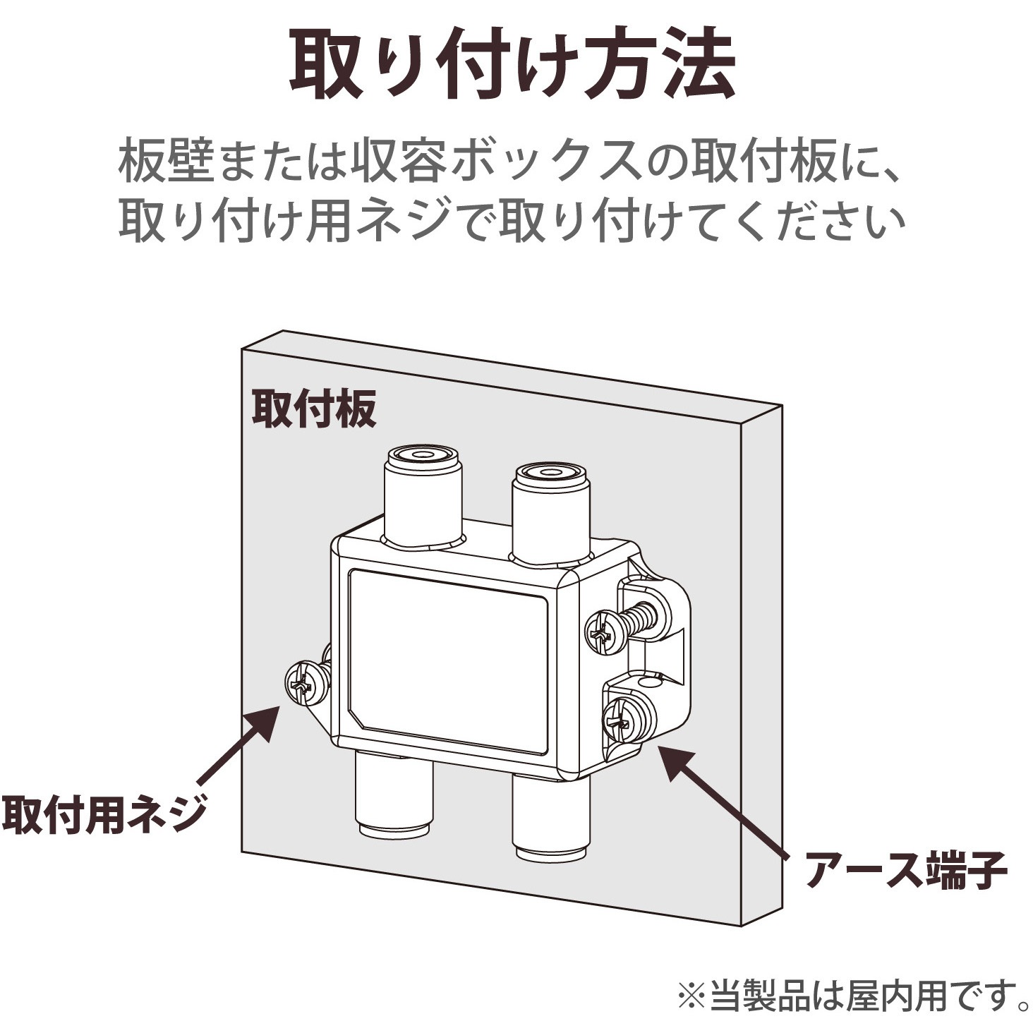 5DMS(P) 分配器 スプリッタ 【2K/4K/8K対応】1端子通電型 ノイズに強い