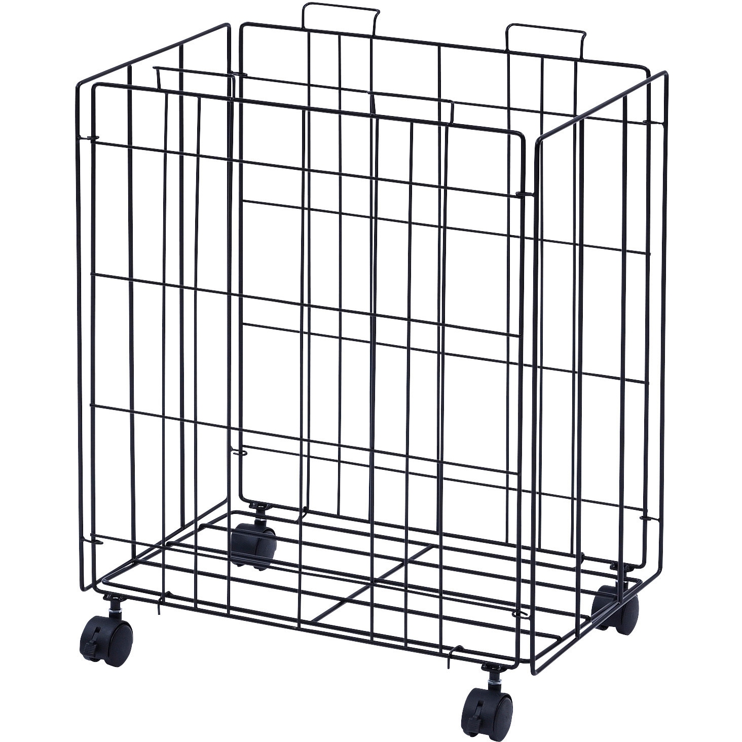 まっきー様 ❹❺⑭⑮/ヤマト便 DWDB-45(BK) ワイヤーダストボックス 1台 YAMAZEN(山善) 【通販