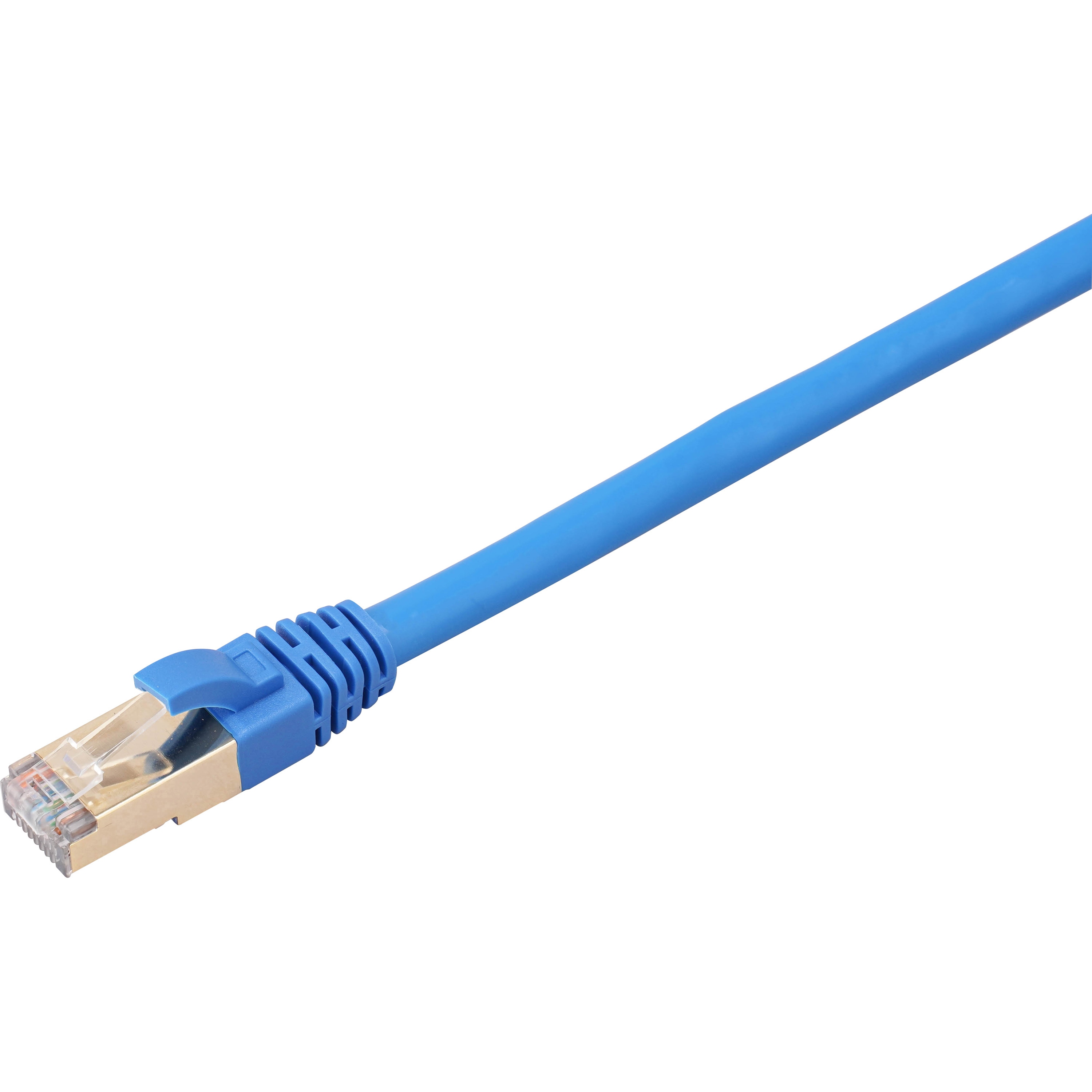 STP/Blue/1m LANケーブル CAT5e 単線 STP モノタロウ 爪折れ防止あり
