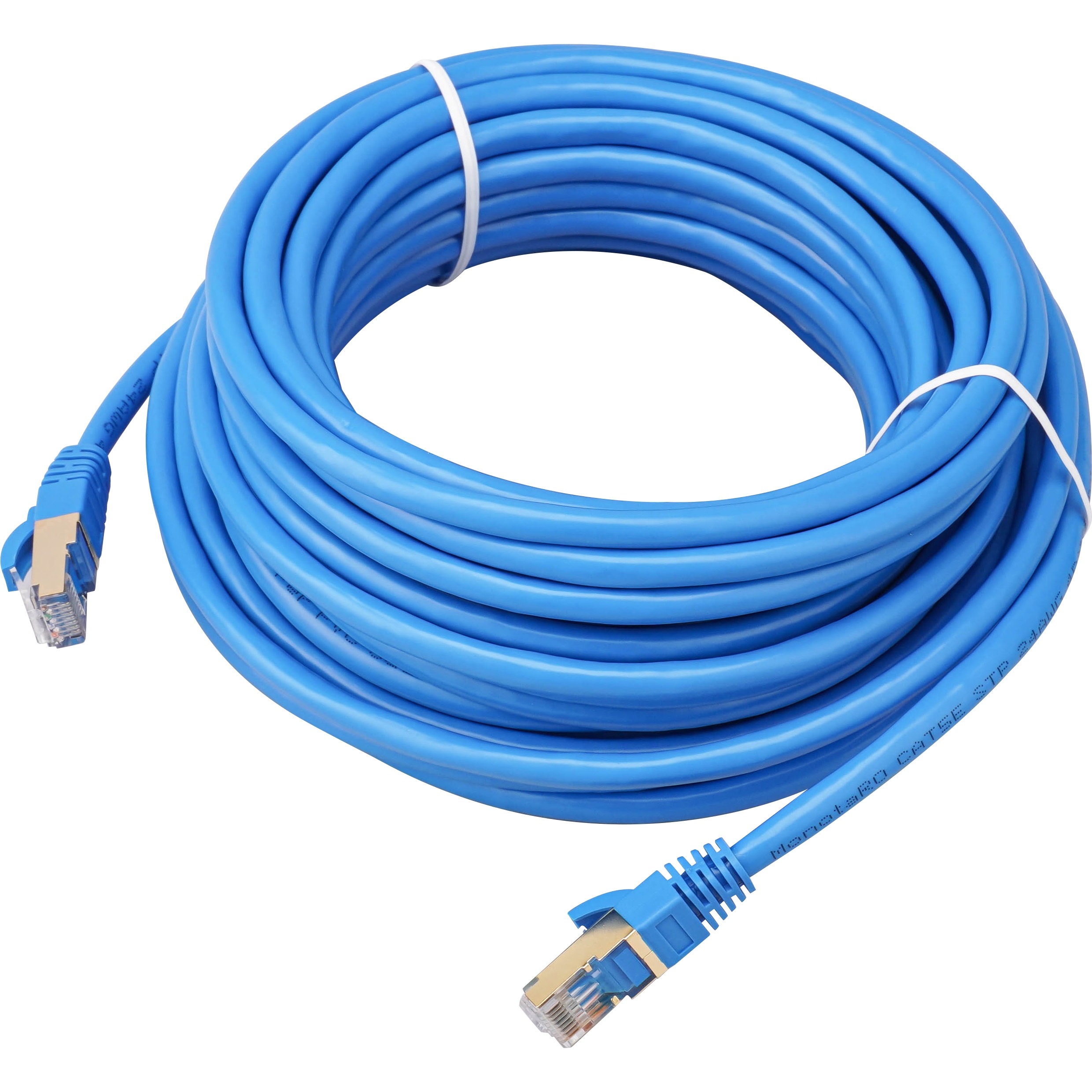 STP/Blue/10m LANケーブル CAT5e 単線 STP モノタロウ 爪折れ防止あり