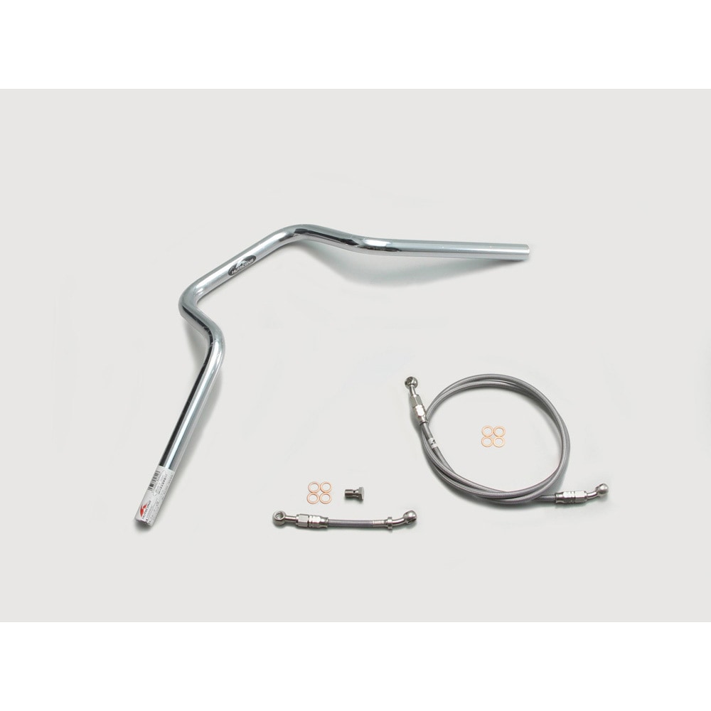 H029-904C クォーター4型 ハンドルSET ハリケーン クロームメッキ色 適合車種CB1300SF(10-13 ABS車)