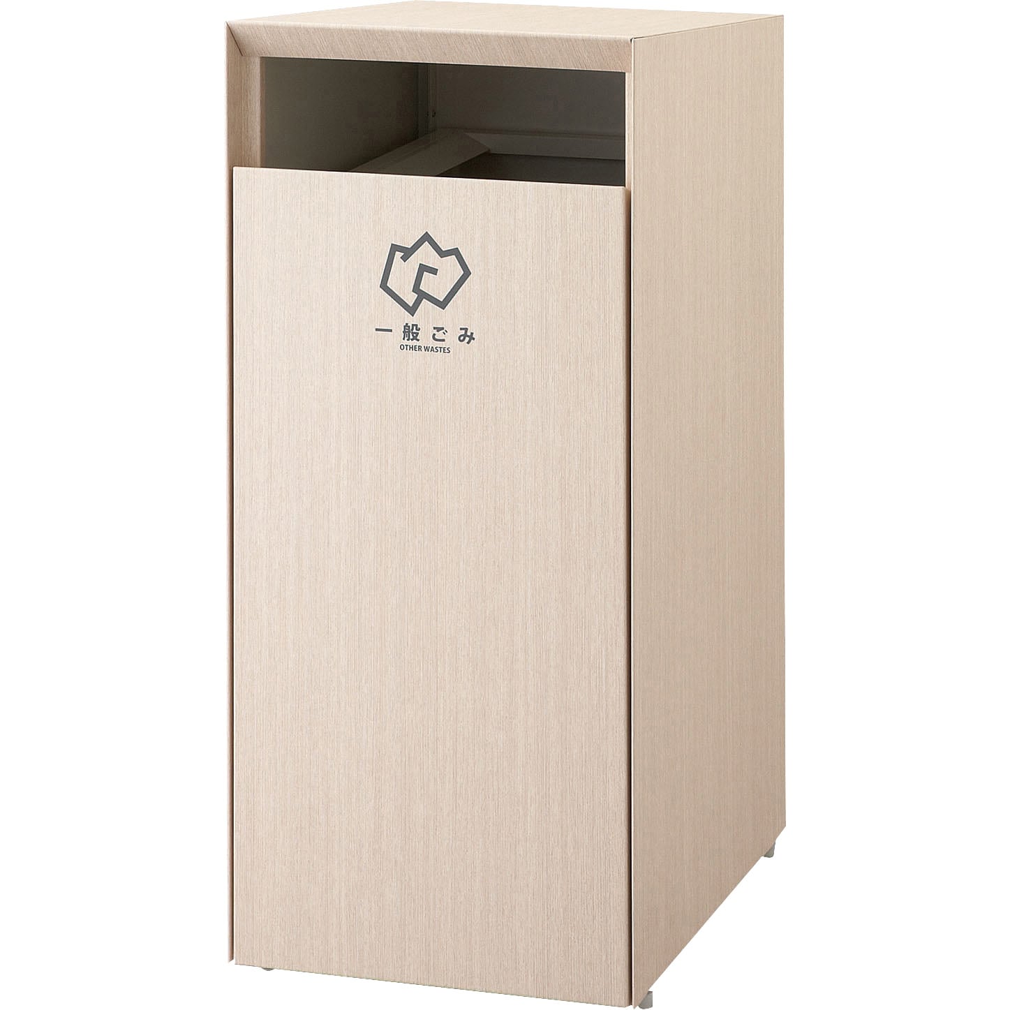 YD-155L-ID-S ダストボックスHP NK-4052 CONDOR(山崎産業) 容量50L オープン 木目シート貼り色   YD-155L-ID-S